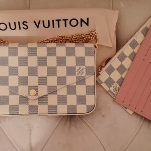 Louis Vuitton Pochette Félicie (Damier Azur)